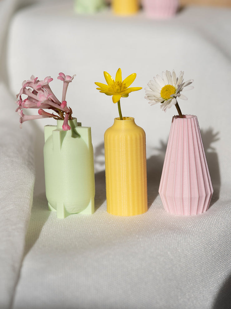3D-gedruckte Vasen