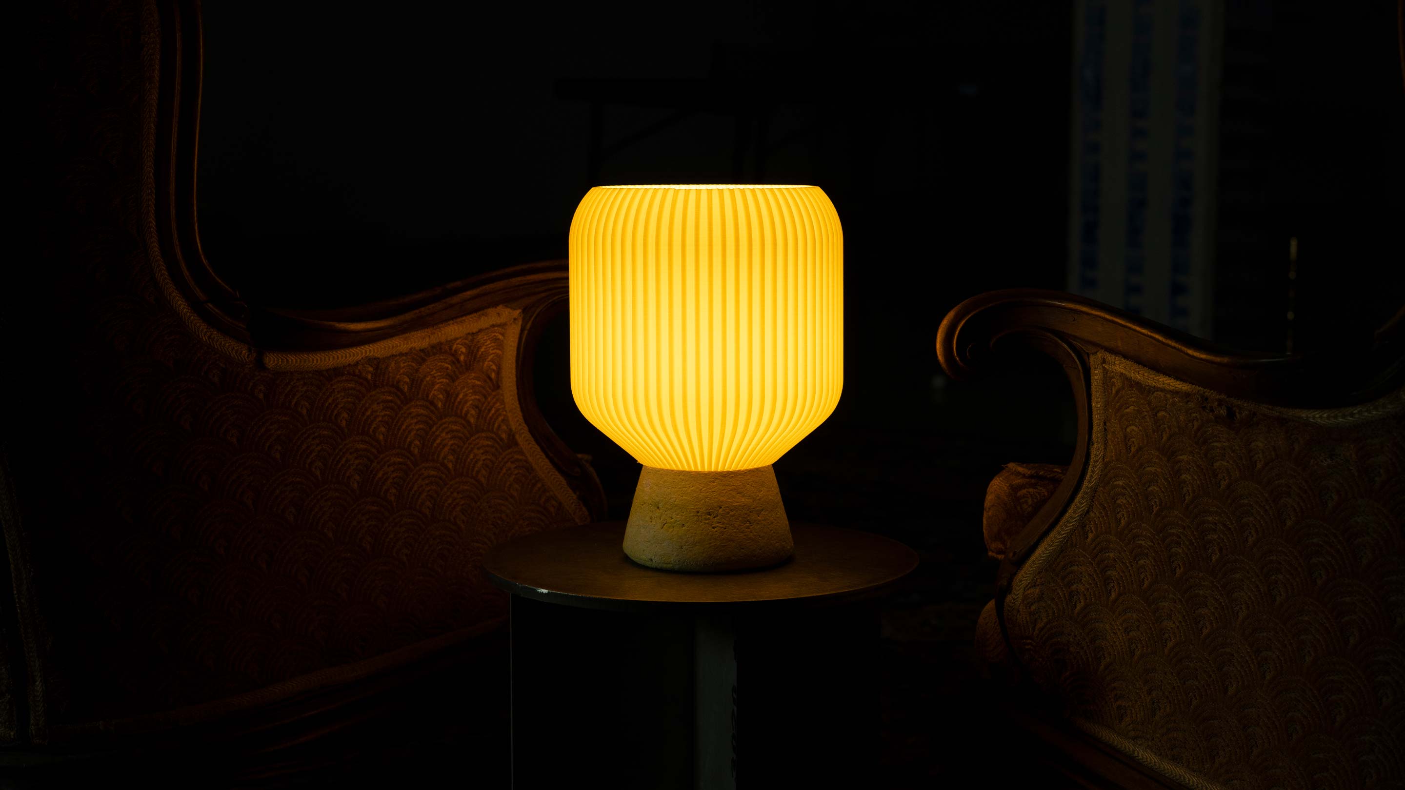 Cozy Cleo Nachhaltige Tischleuchte - Pastel Yellow