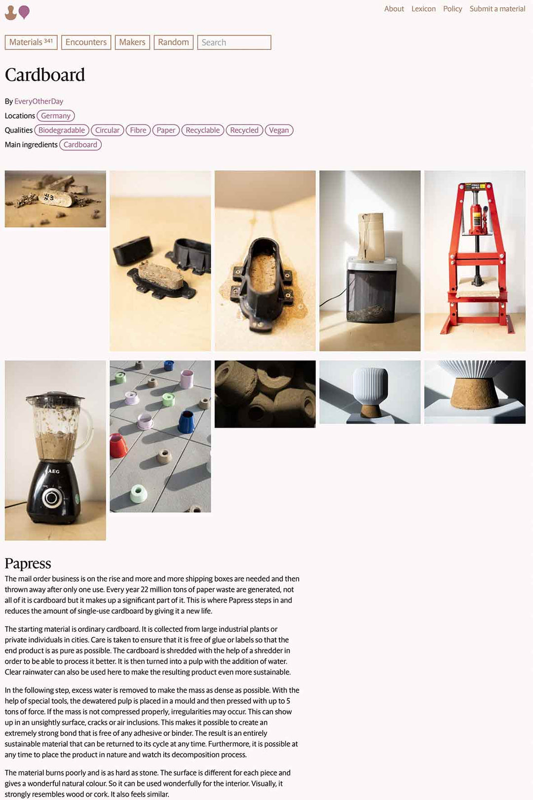 Bild von einem Blogbeitrag über Circulares Design