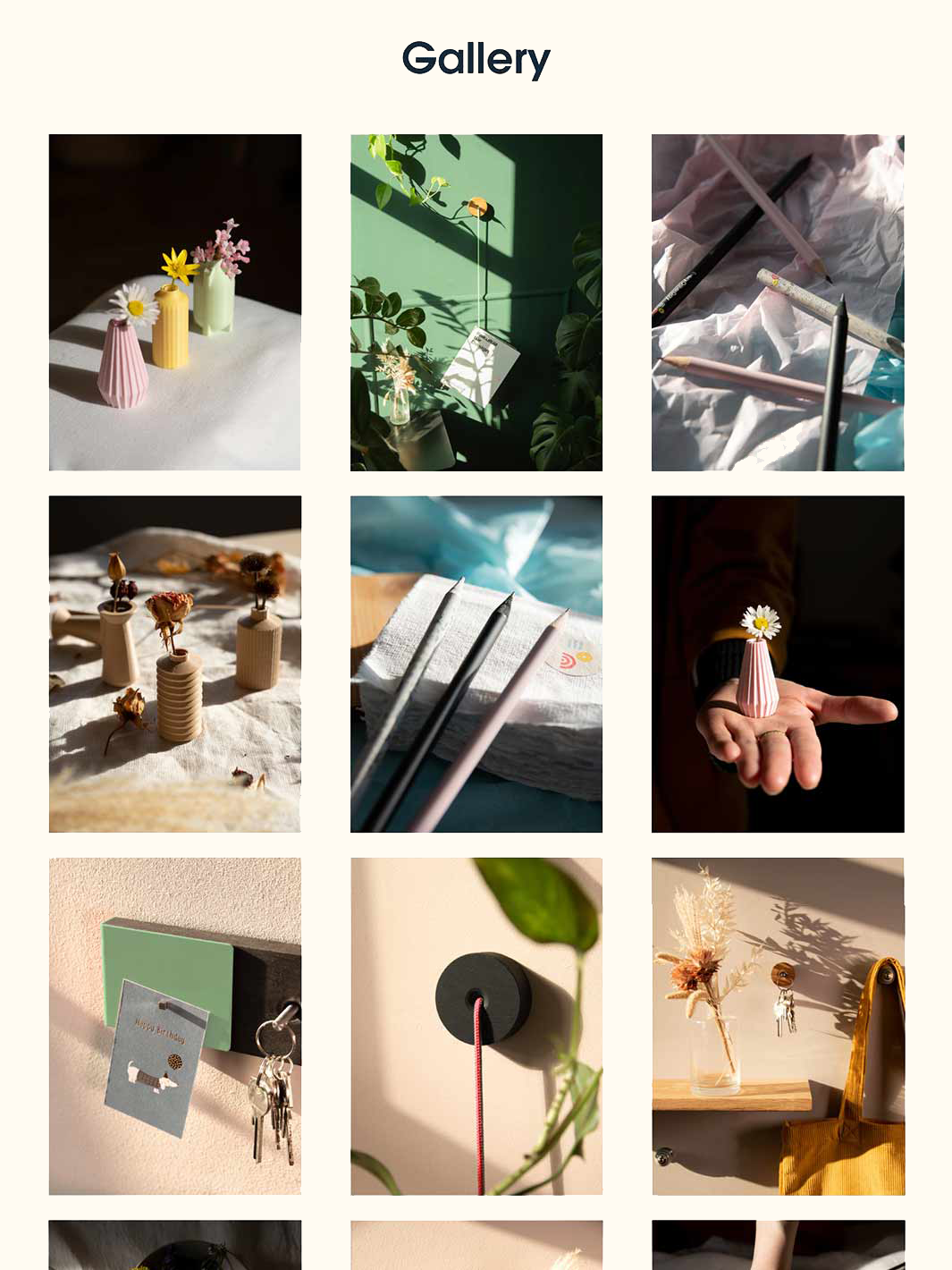 Übersicht Gallery Bilder